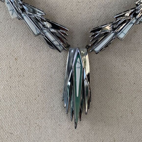 Unique & Rare Eddie Borgo Cyprus Jade Necklace + Original Box - Show-Stopper - Picture 6 of 12